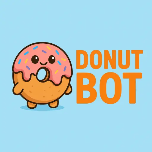 Donut Bot Logo